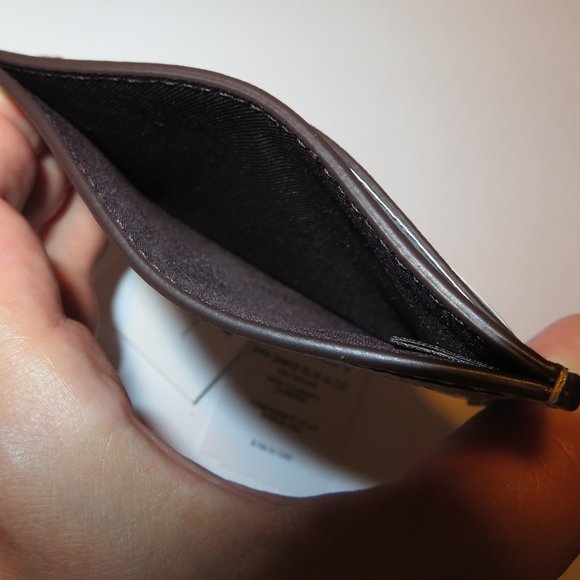 Coach Cardholder Slim Id Card Case With Puffy Diamond Quilting - Picture 5 of 9